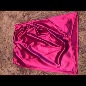 Satin skirt